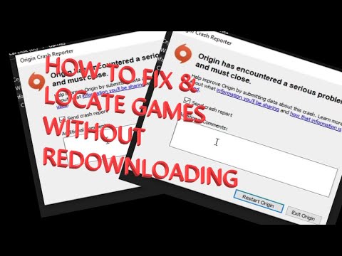 Origin keep crashing after locating games FIX [ No Data Losses/ No Redownload needed ]