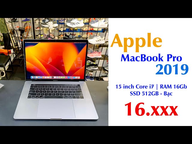 【Đã qua sử dụng】MacBook Pro 2019 15inch - Core i7 | RAM 16Gb | SSD 512GB - Bạc | JapanSport
