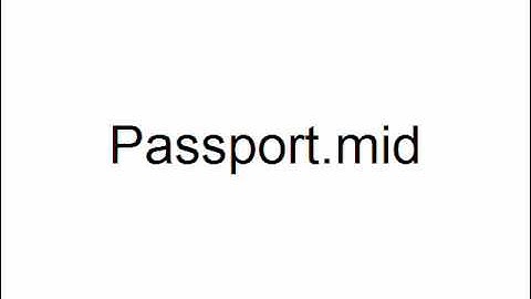 Passport.mid Song from Microsoft Windows 3.1/95/98