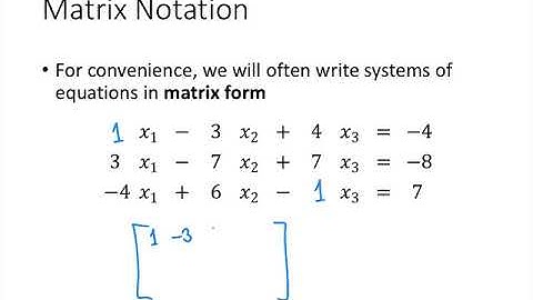 Linear Algebra - Lecture 2 - Elimination