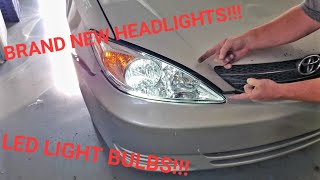 Match Highlights 2002 Toyota Camry Headlight Replacement