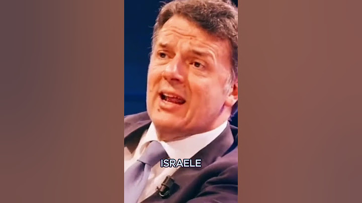 Matteo Renzi dixit - Israele sta commettendo un genocidio?