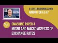 Micro &amp; Macro Aspects of Exchange Rates | Smash A-Level Economics Paper 3 in 2024!