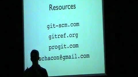 Scott Chacon - Git 101 Tutorial (part 10)