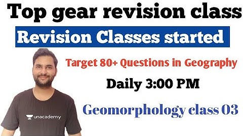 NTA UGC NET 2021 | Revision Class 3 | Geomorphology Revision Class 3 | By Ankit Sir | Daily 3:00PM