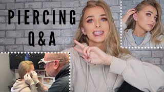 PIERCING Q&amp;A | Conch, Forward Helix, Rook &amp; more