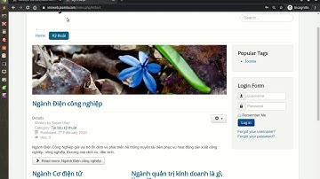 XiroWeb Hướng dẫn tạo Menu Item trong joomla