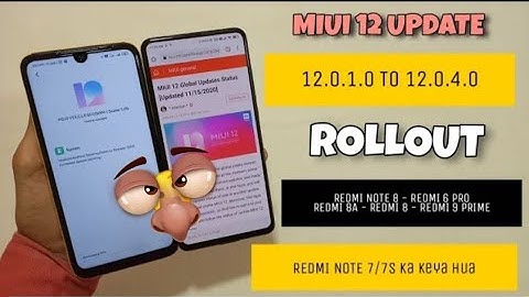 OFFICIAL INDIA -MIUI 12.0.1.0--12.0.4.0||updates rollout|| REDMI NOTE 7/7S UPDATE|| TODAYS UPDATE