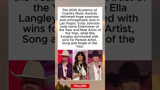 ACM Awards 2026 Winners Revealed: Cody Johnson, Ella Langley & More Big Winners!