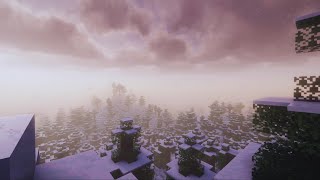 Minecraft Soothing Scenes ❄ Winter Ambience