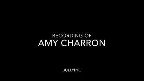 Recording of Amy Charron Bullying and Threating