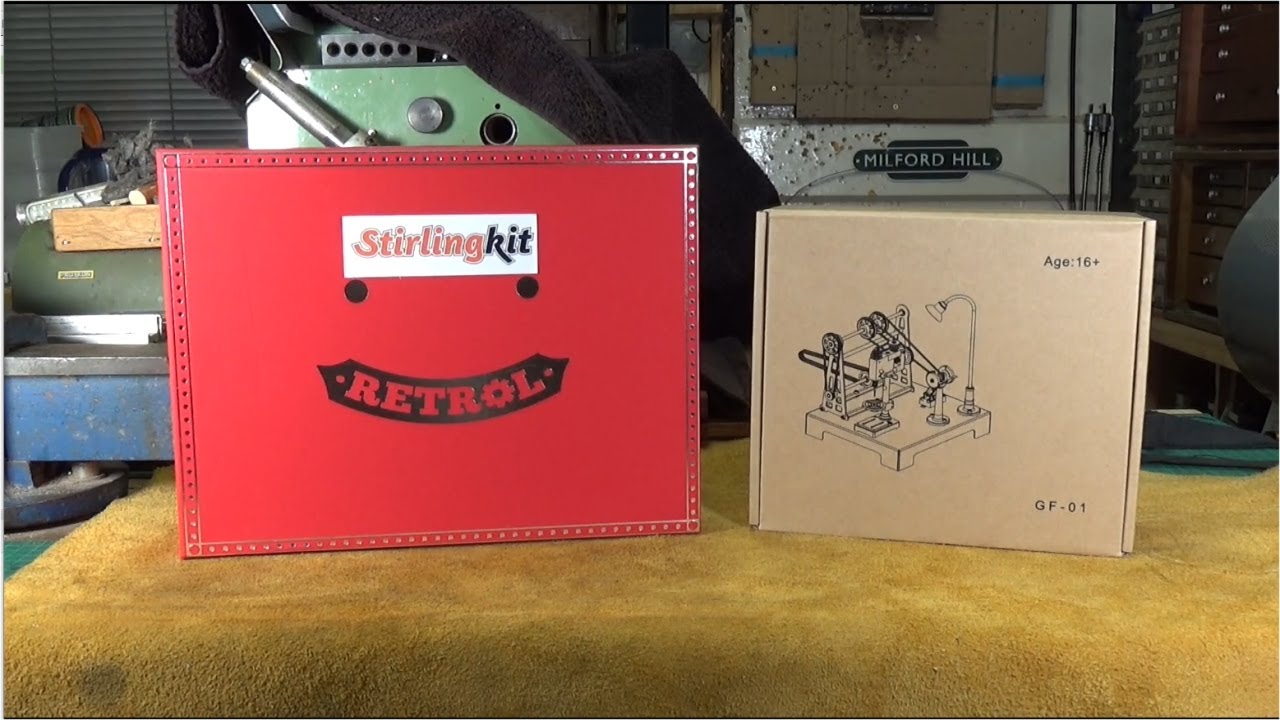Stirlingkit Retrol SE-03 Model Steam Engine Kit Plus The Retrol GF-01 Workshop Kit - Part One