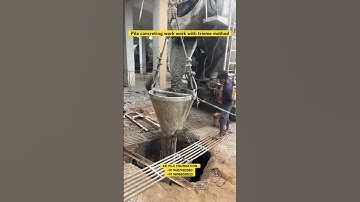 Pile concrete work with trieme method #piling #shorts #shortsfeed #trending #pilingconstructon