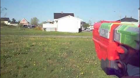 Nerf Vortex Vigilon Range test