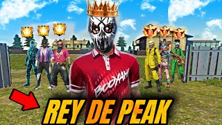 Rey De Peak🏆Solo Vs Squad Full Gameplays 1vs4💪🏼Free Fire MR BORICUA☠️Mobile Pro Player📲