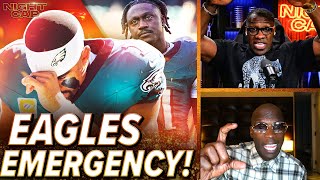 Unc & Ocho INVESTIGATE the EMERGENCY Eagles meeting with Hurts, Barkley, & Brown!  | Nightcap