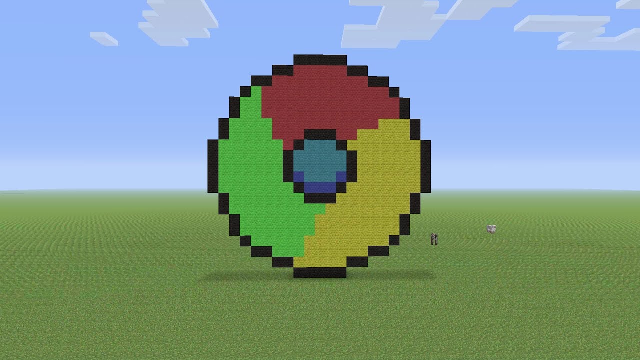 How to make a Google Chrome Banner in Minecraft! 