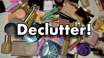 Decluttering My Entire Makeup Collection 2024 | Chill 2 Hour Beauty Declutter