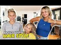 Curtain Bangs, Blonde Hair And Fresh Haircuts For Back To School | The LeRoys