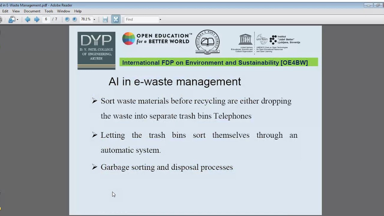 AI in E Waste Management - YouTube