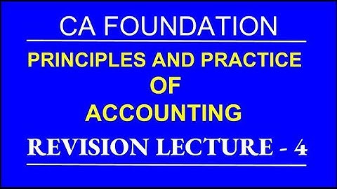 Accounting l Revision Lecture - 4 l CA Foundation l By Mohan Gupta l DK Gola Classes
