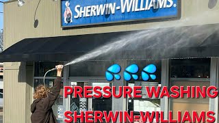 💦Washing Sherwin-Williams Stores