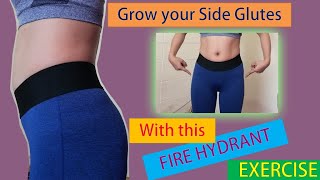 Grow your Side Glutes | 200 FIRE HYDRANT CHALLENGE with or without booty bands