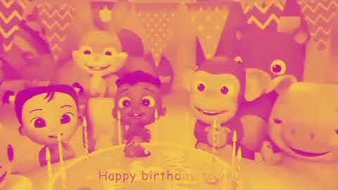 Cocomelon 13th birthday party cocomelon intro effect inverted reversed sponsored by klasky escupo