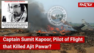 Download Lagu FACT CHECK: Does Viral Image Show Captain Sumit Kapoor, Pilot of Flight that Killed Ajit Pawar? MP3