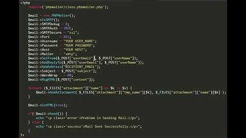 phpmailer and multiple attachments