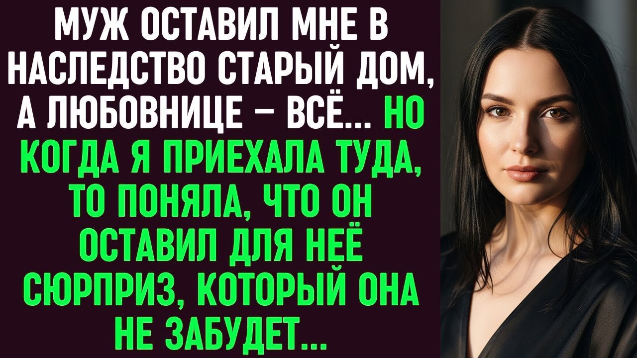 Муж оставил мне старый дом, а любовнице — всё. Но в доме я нашла сюрприз, который она не забудет