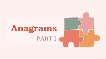 Anagram Part-1 #anagrams #puzzlesolving  #braingames