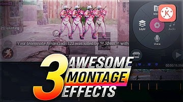 Clone effect - Velocity with Flash - Beat Sync | 3 Montage Effects in Kinemaster ❤️🔥