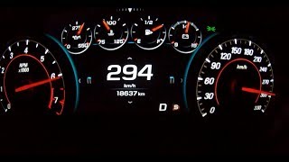 Chevrolet Camaro SS 1LE AT8 (Mk. VI  MY 2017) 0- 294 kph on German Autobahn