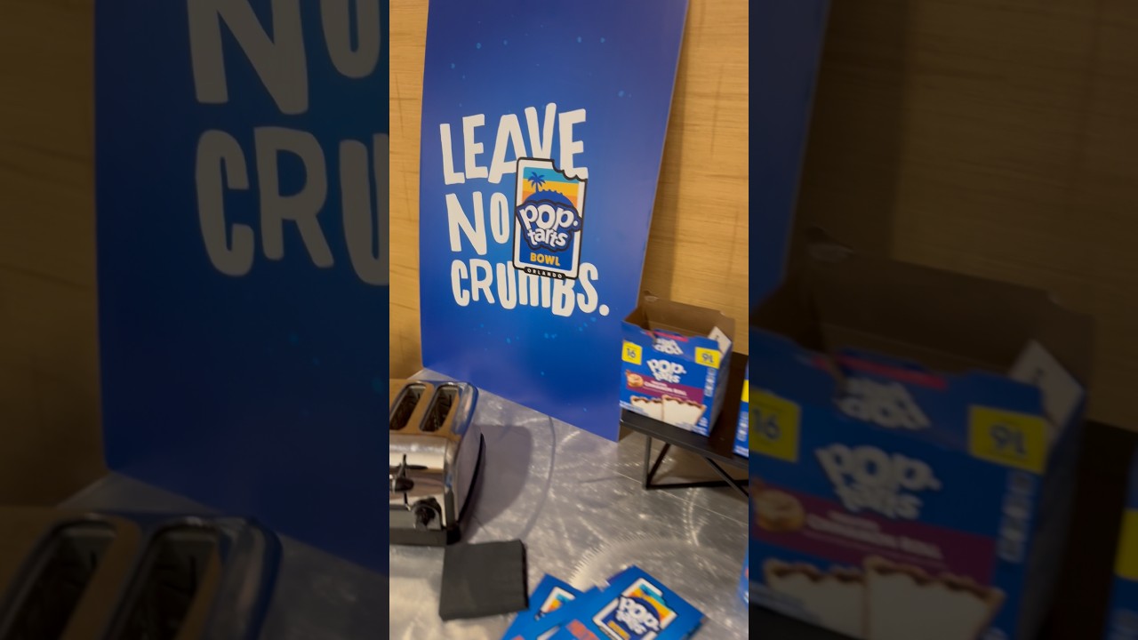 “Leave no crumbs.” - Pop Tarts Bowl. SAY LESS