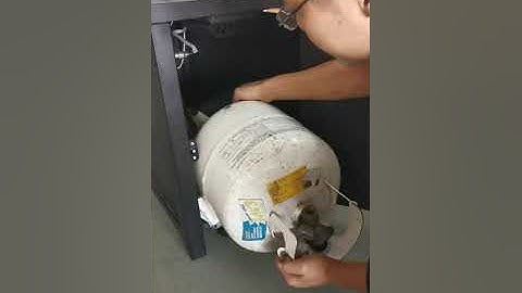 How to Install the Gas Cylinder of Gas Fire Pit Table ?