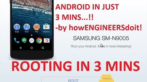 How to Root any Android device in 3 mins simple steps|howENGINEERSdoit!