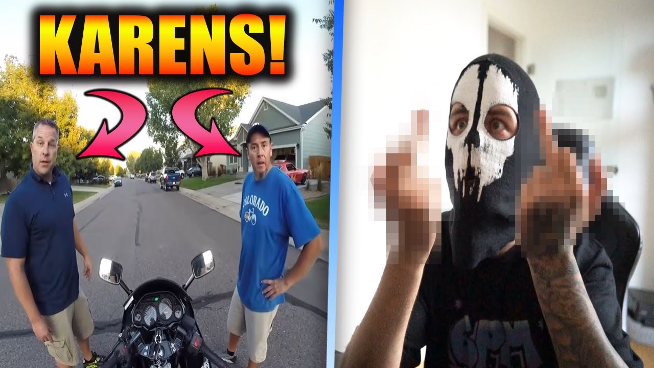 Männliche Karen vs Biker 😂