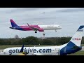 17 minutes of awesome plane spotting at budapest airport