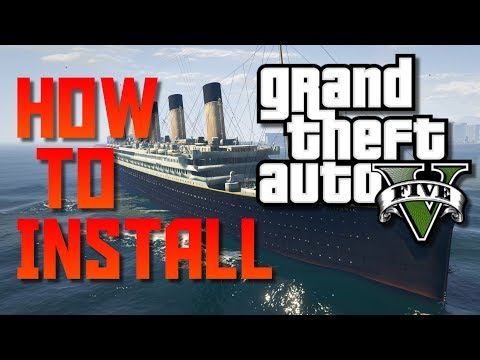 how to download mod in gta 5 ps4 titanic｜TikTok Search