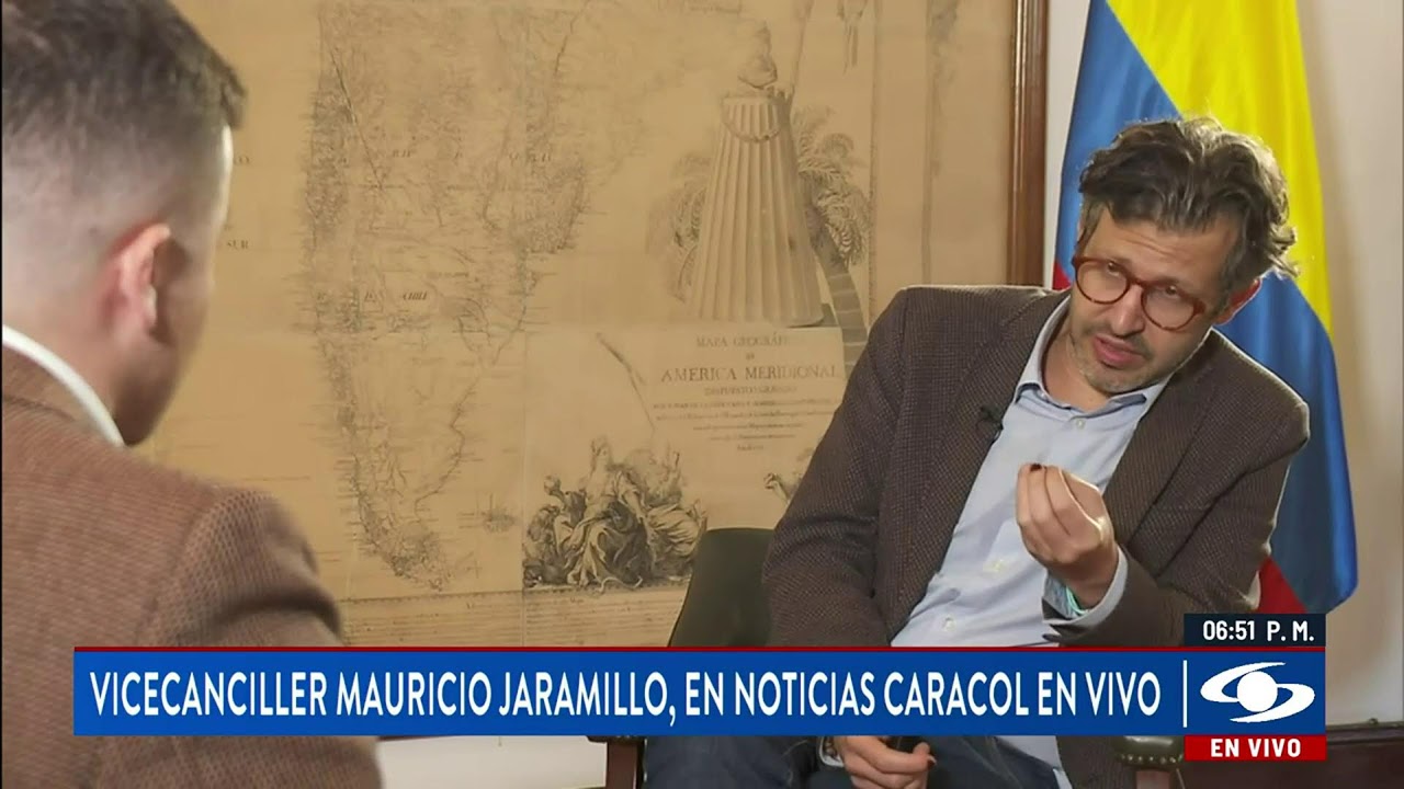 Canciller (e), Mauricio Jaramillo, habla de la crisis diplomática entre Colombia y Estados Unidos