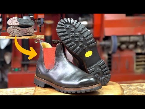 How Old Blundstone Boots Get A RESOLE And FULL RECRAFT