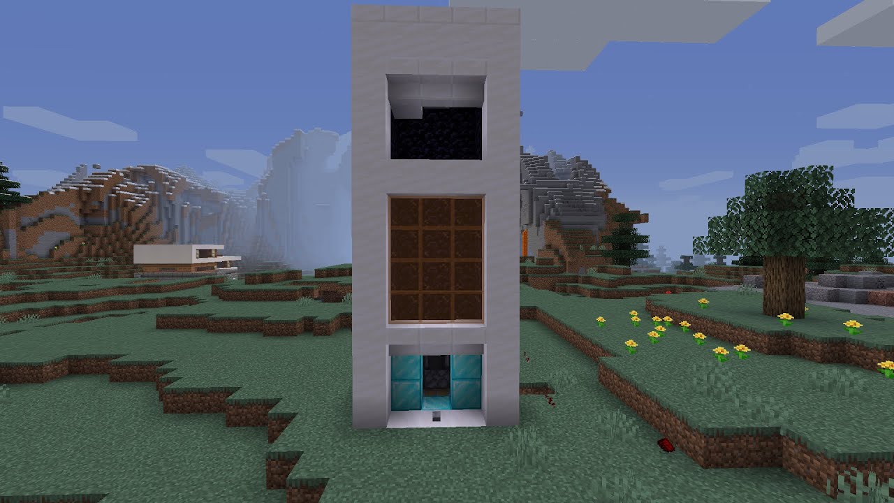 Come Fare Un Ascensore Su Minecraft Tutorial Minecraft #4 - Come costruire un'ascensore su Minecraft (no