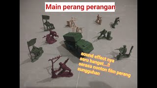 CERITA ANAK ANAK : MAIN PERANG PERANGAN TENTARA HIJAU LAWAN TENTARA MERAH