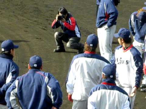 南郷キャンプ走塁練習その２