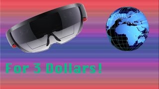 How to make the Microsoft hololens for 3 bucks!!