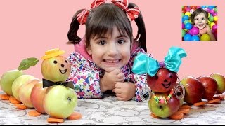 ✿ДЕТСКИЕ ПОДЕЛКИ ОСЕНЬЮ или 🍎Что можно Сделать из ЯБЛОК? How to make a caterpillar of the apples? ✿ДЕТСКИЕ ПОДЕЛКИ ОСЕНЬЮ или 🍎Что можно Сделать из ЯБЛОК? How to make a caterpillar of the apples?