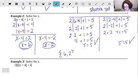 2-3 Video: Solving Absolute Value Equations