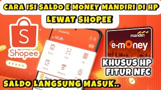 HOW TO TOP UP YOUR MANDIRI E-MONEY BALANCE VIA SHOPEE