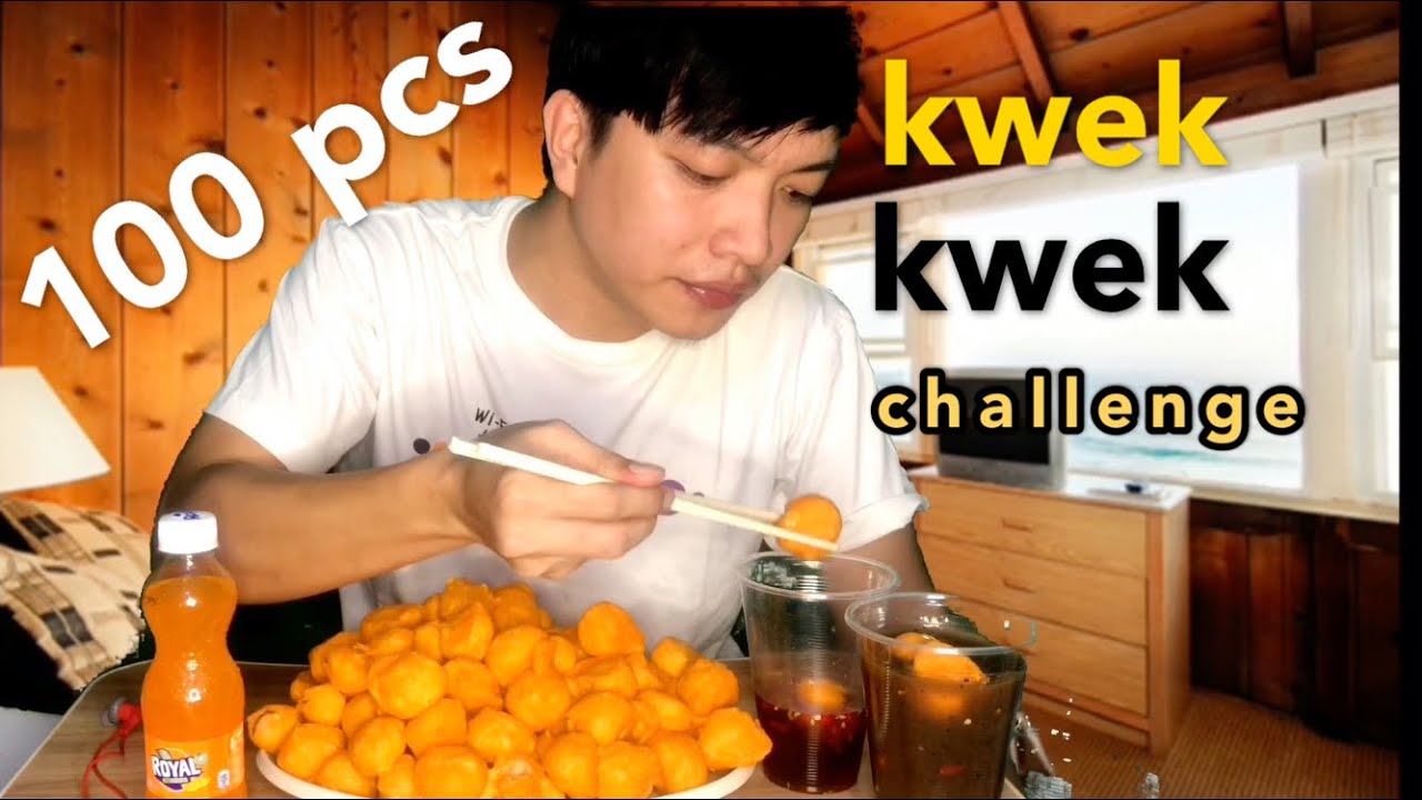 100 pcs kwekkwek Challenge (Quail Egg Waffles) Filipino street food